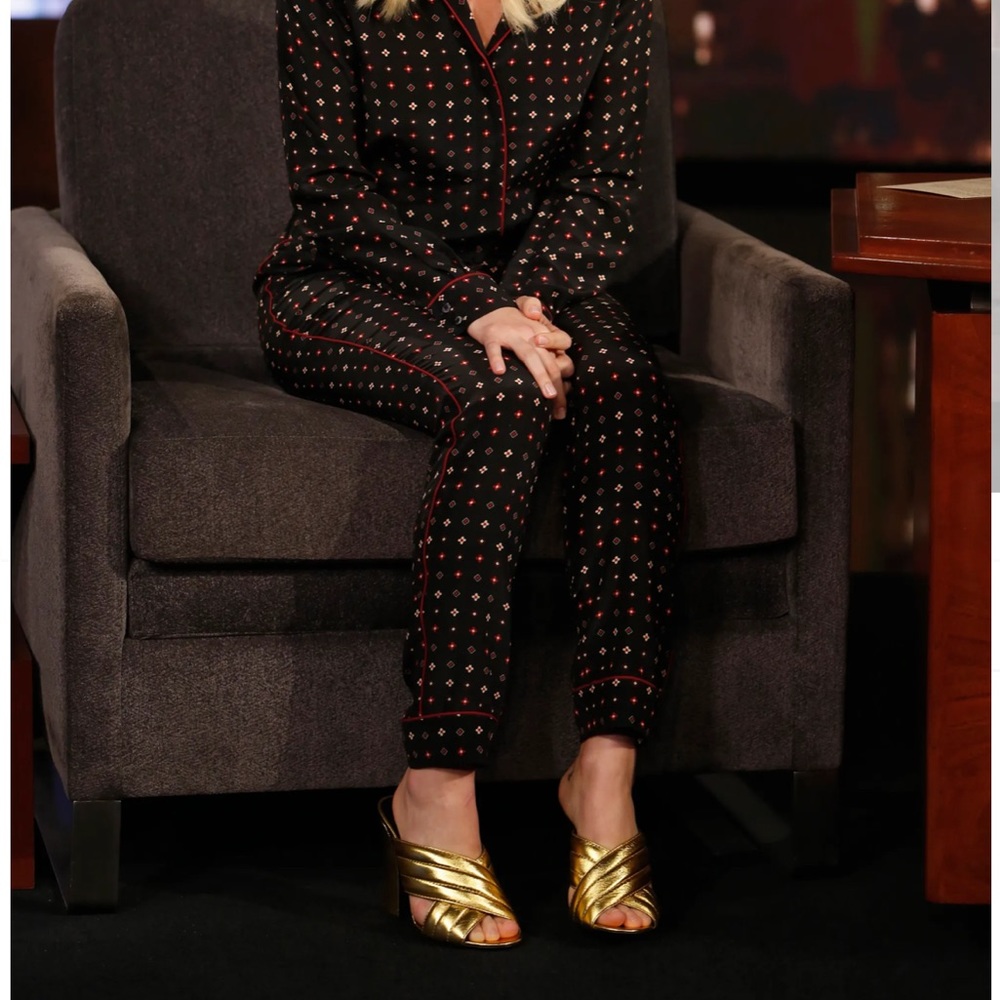 Gold Gucci Webby Mules 38 - Picture 8 of 9